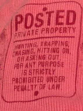 Pink legendary Dear Hear Posted Tank top